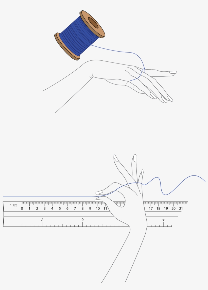 How To Measure Ring Size - Sketch, transparent png