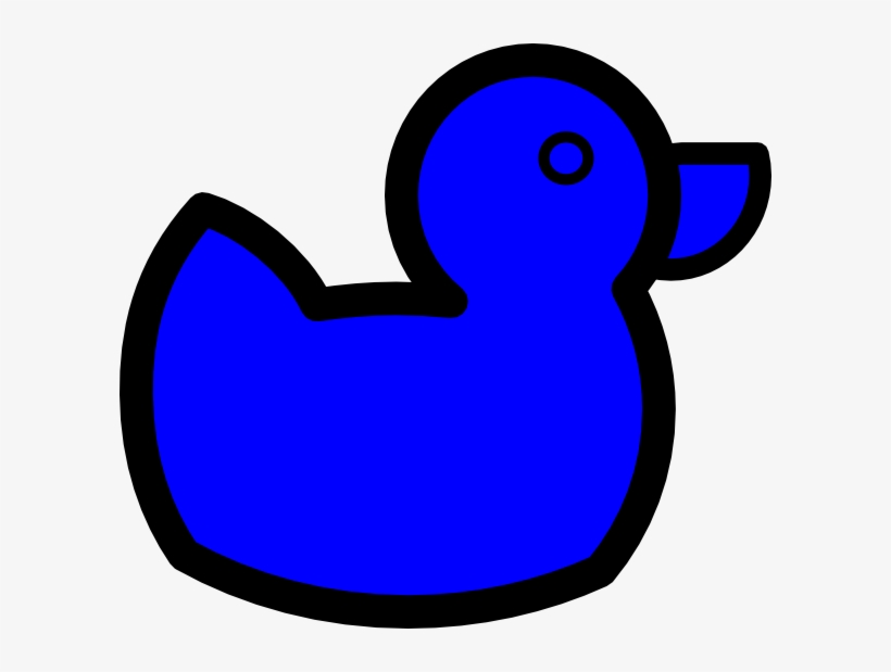 Blue Duck Svg Clip Arts 600 X 539 Px, transparent png