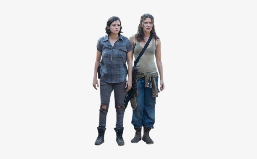 Tara Chambler And Alisha Jeffrey Dean Morgan, Walking - Tara And Alisha The Walking Dead, transparent png