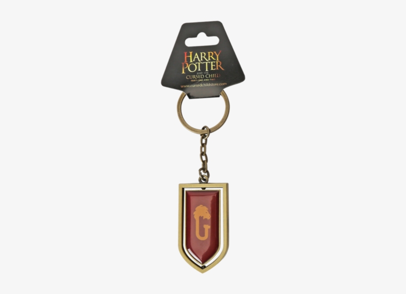 Gryffindor Crest Spinning Keyring - Slytherin House, transparent png
