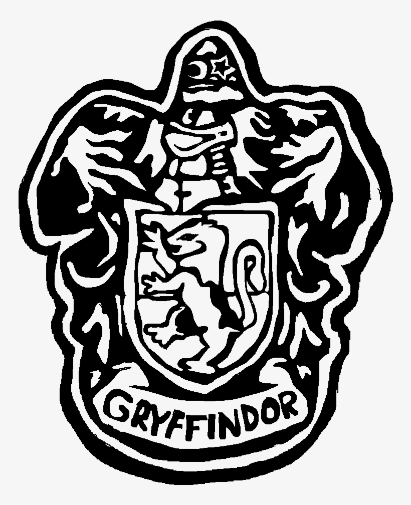 Gryffindor Transparent - Line Art, transparent png