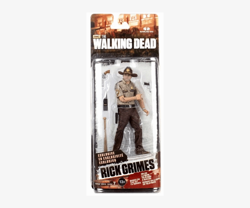 The Walking Dead - Walking Dead - Series 7 Rick Grimes Figure Exclusive, transparent png