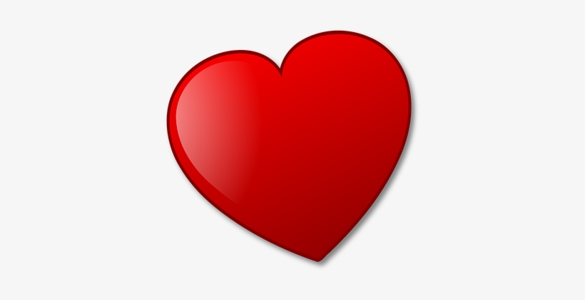 Heart Love Valentine Romance Red Shape Dec - Health, transparent png