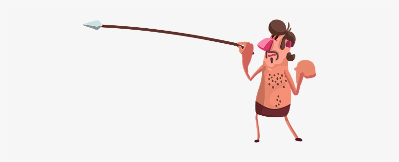 Spear Caveman - Spear, transparent png