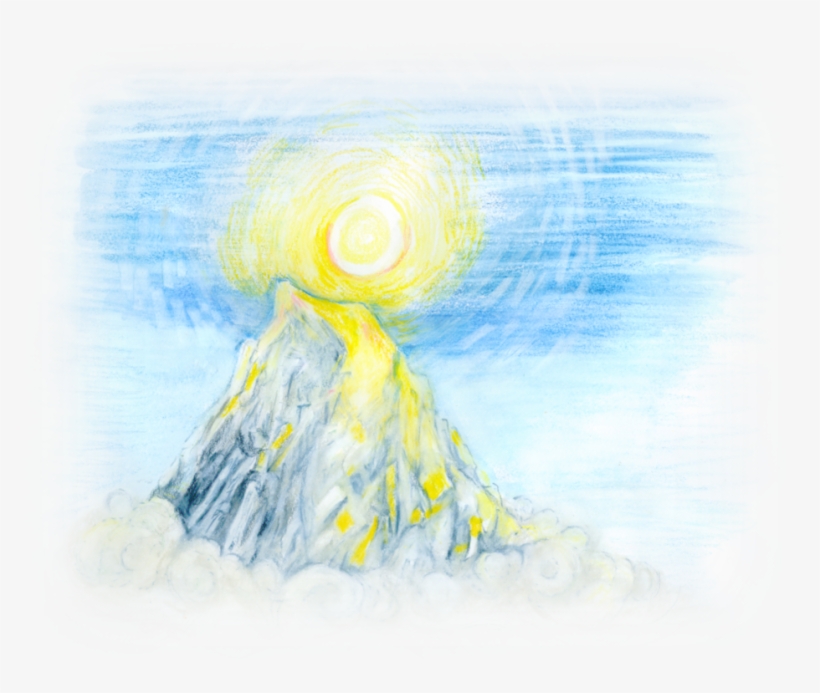 Cave Drawing Mountain - Library, transparent png