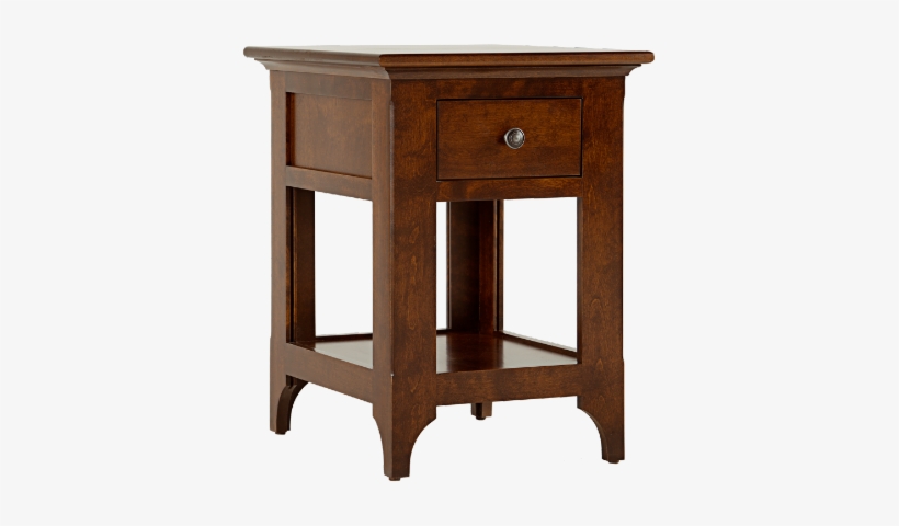 Melrose 1 Drawer End Table View Details - End Table Png, transparent png