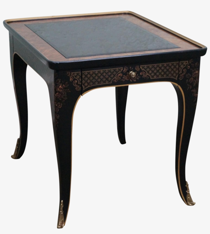 Black Chinoiserie End Table Can Mix With A Variety - End Table Transparent, transparent png