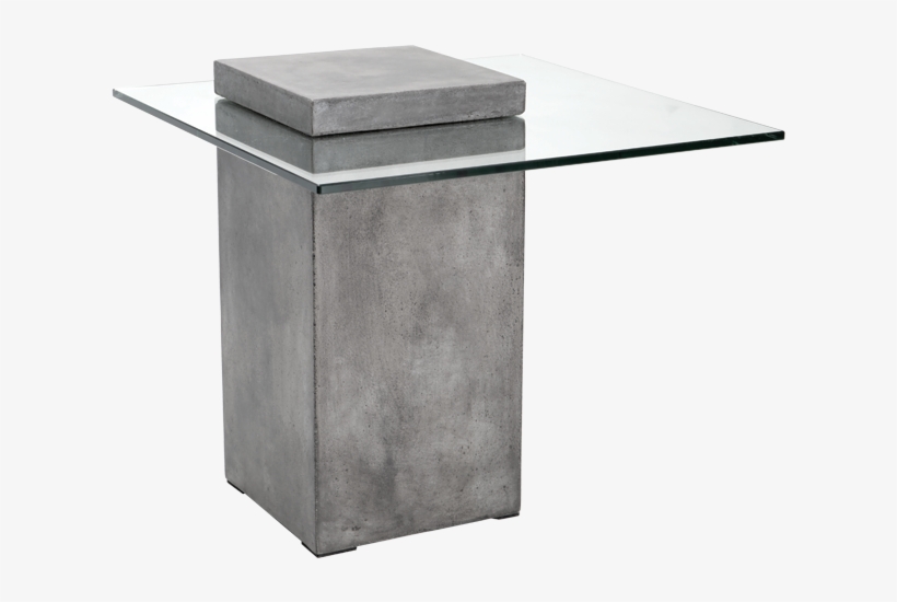 Sunpan Imports 47902 Grange End Table, Anthracite Grey, transparent png