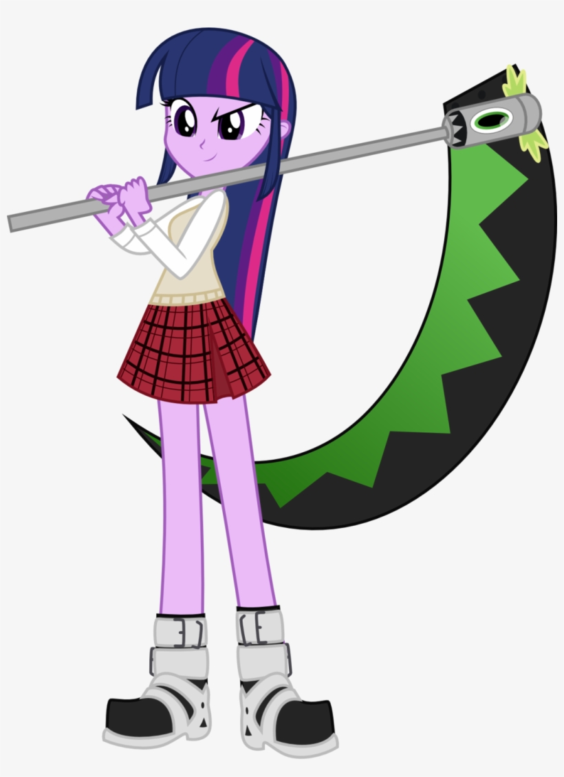 Bubblestormx, Crossover, Equestria Girls, Safe, Scythe, - Soul Eater Equestria Girls, transparent png