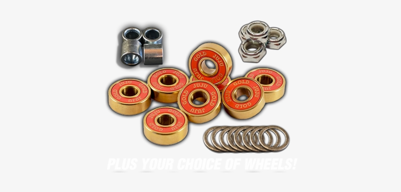 Juju Bearings Blessed Gold Axle To Axle Kit = Juju - Axle, transparent png