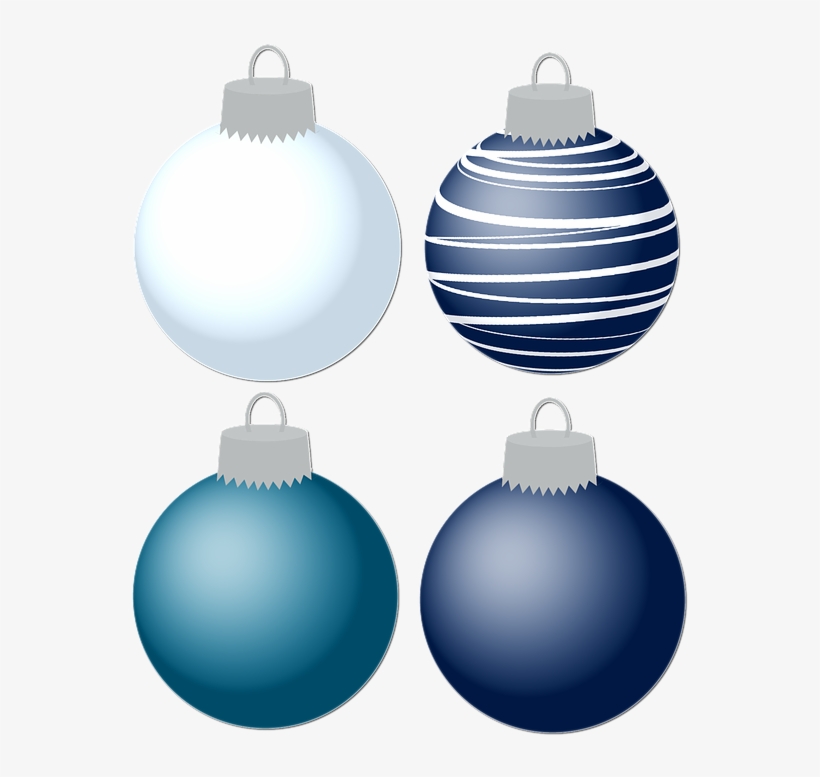Bauble, Christmas Baubles, Christmas, Ornament, Blue - Adornos Navideños Png Azul, transparent png