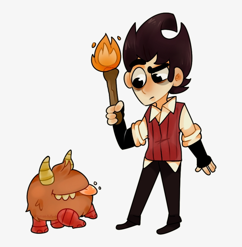 Wilson N Chester - Don T Starve Wilson Con Chester, transparent png