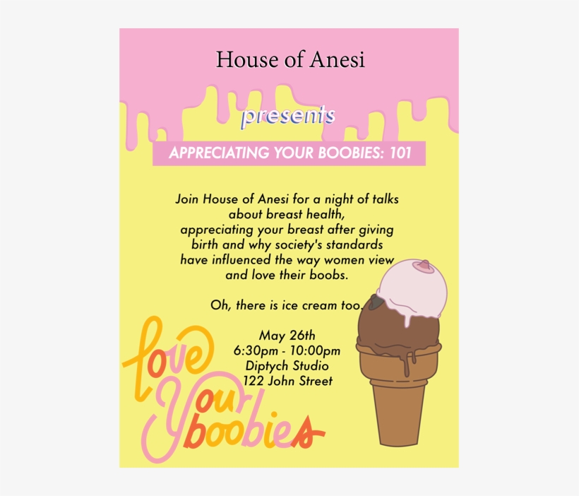 Way Women View And Love Their Boobs <3 Tickets - Gelato, transparent png