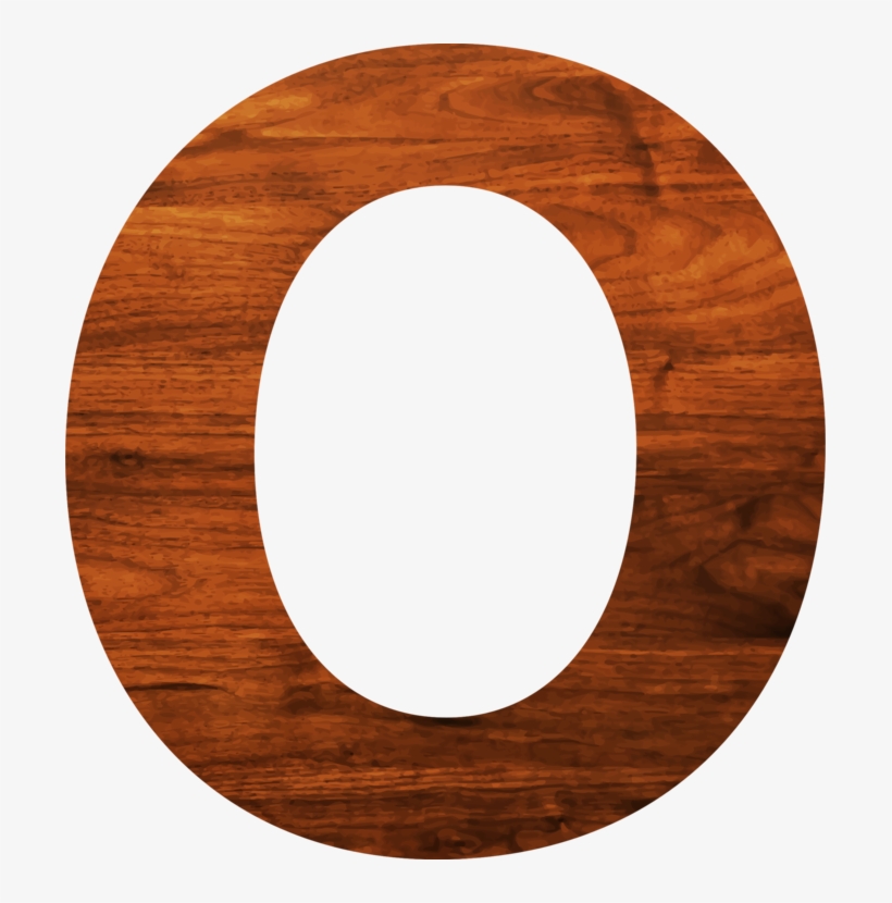 Wood Grain Letter /m/083vt Cartoon - Wooden Letter O Clipart, transparent png