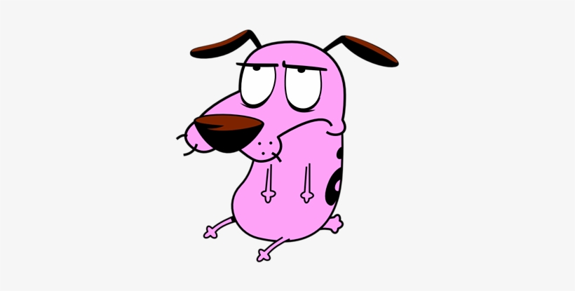 Yeah This Thread Totally Isn't Gonna End Badly, Or - Courage Dog Clip Art, transparent png