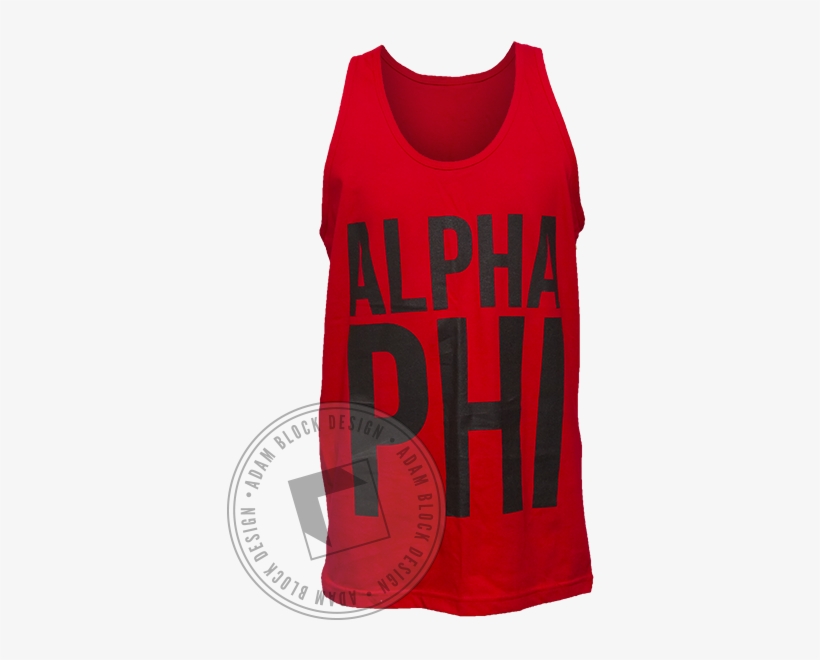 Alpha Phi Alpha Male Tank - Active Tank, transparent png
