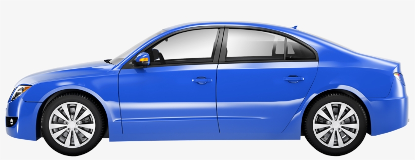 Live Remote Video Monitoring Services - Blue Car Side View Png, transparent png