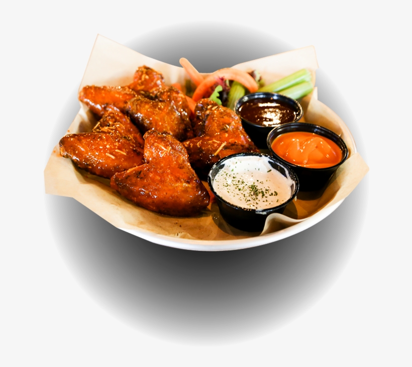 Hot Buffalo Wings With Dipping Sauce - Good Food, transparent png