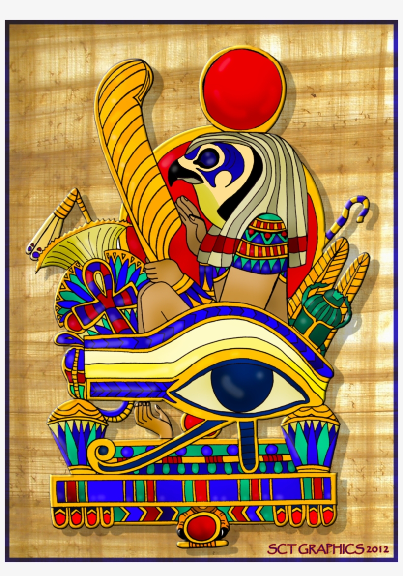 Eye Of Horus Art - Eye Of Horus Colors, transparent png
