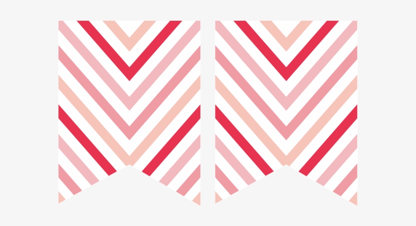 Valentine's Day Banner All Pink Download Here - Motif, transparent png