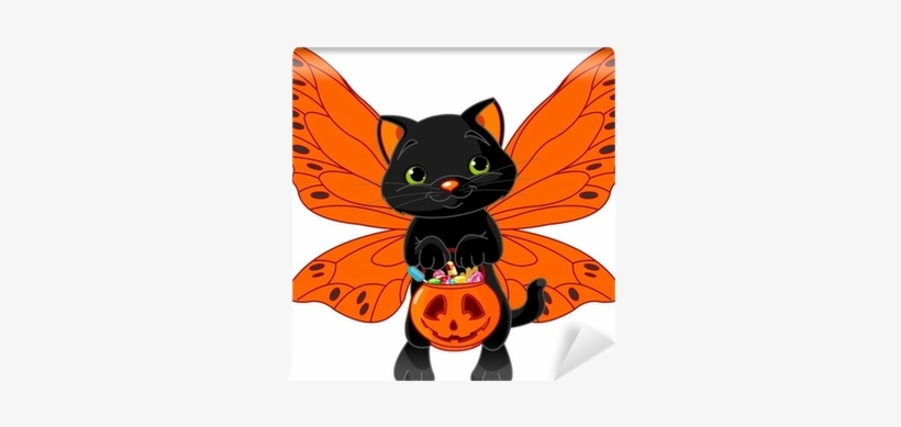 Cute Halloween Cat, transparent png