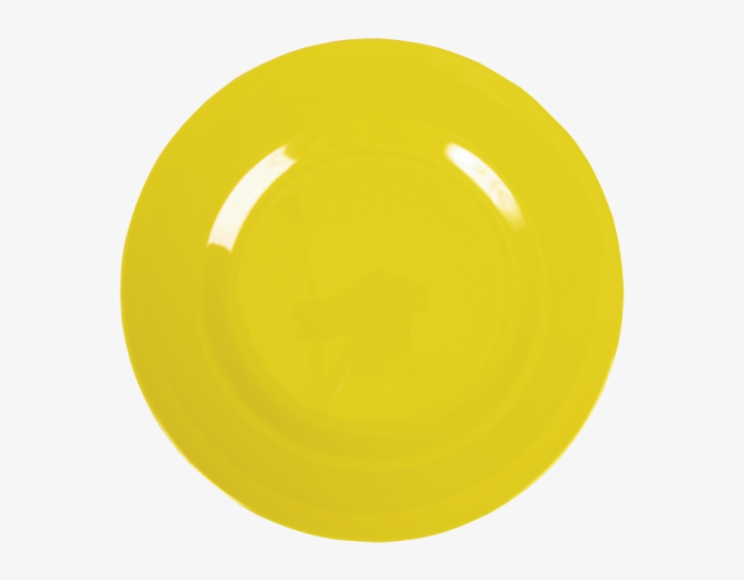 Rice Melamine Yellow Dinner Plate - Circle, transparent png