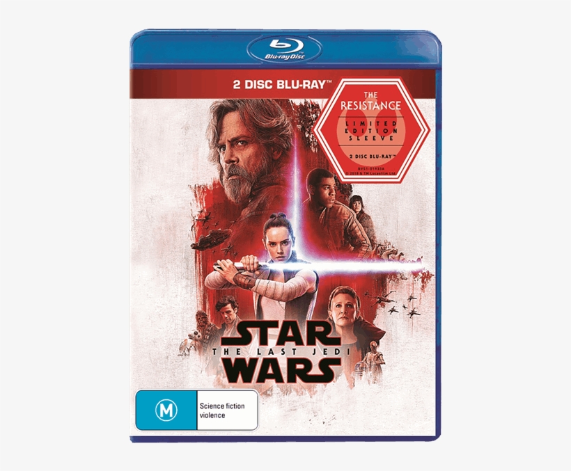 Star Wars The Last Jedi Blu Ray, transparent png