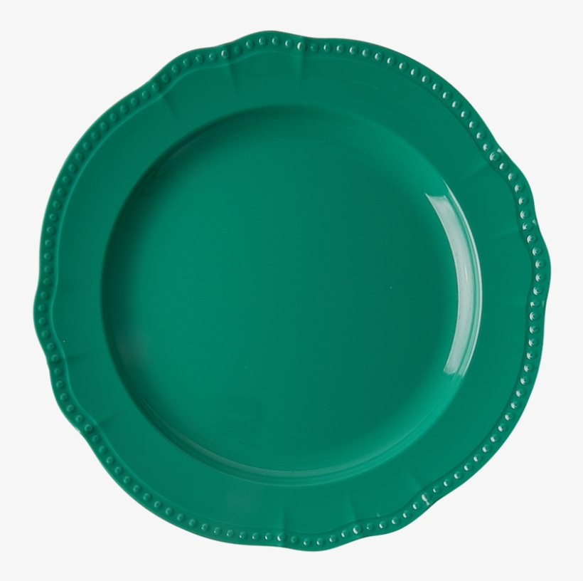 New Look Dark Green Melamine Dinner Plate By Rice Dk - Plate, transparent png