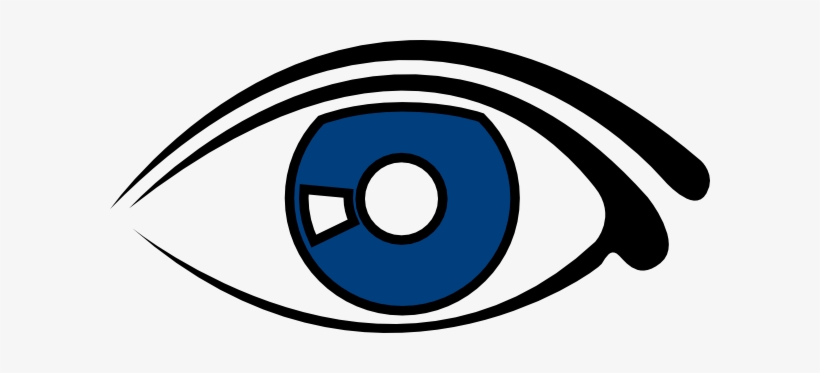 Blue Eye Of Horus Symbol - Eye Clip Art Black And White, transparent png