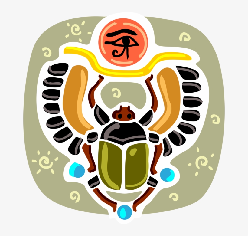 Vector Illustration Of Ancient Egyptian Eye Of Horus - Symbol Of Christmas In Egypt, transparent png