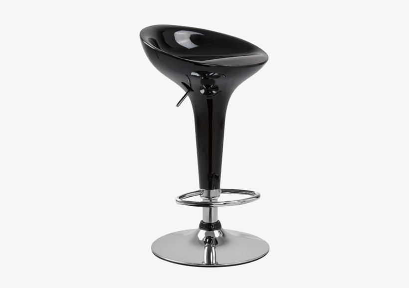 Bar Stool Png Transparent Image - Black Bar Chair Png, transparent png