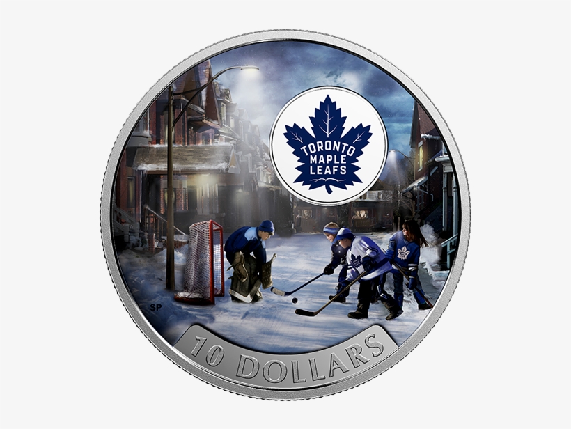 Pure Silver Coloured Coin Passion To Play - Toronto Maple Leafs Coin, transparent png