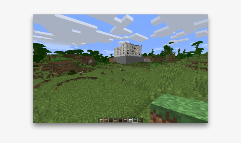 Minecraft French Mission Building - Grass, transparent png