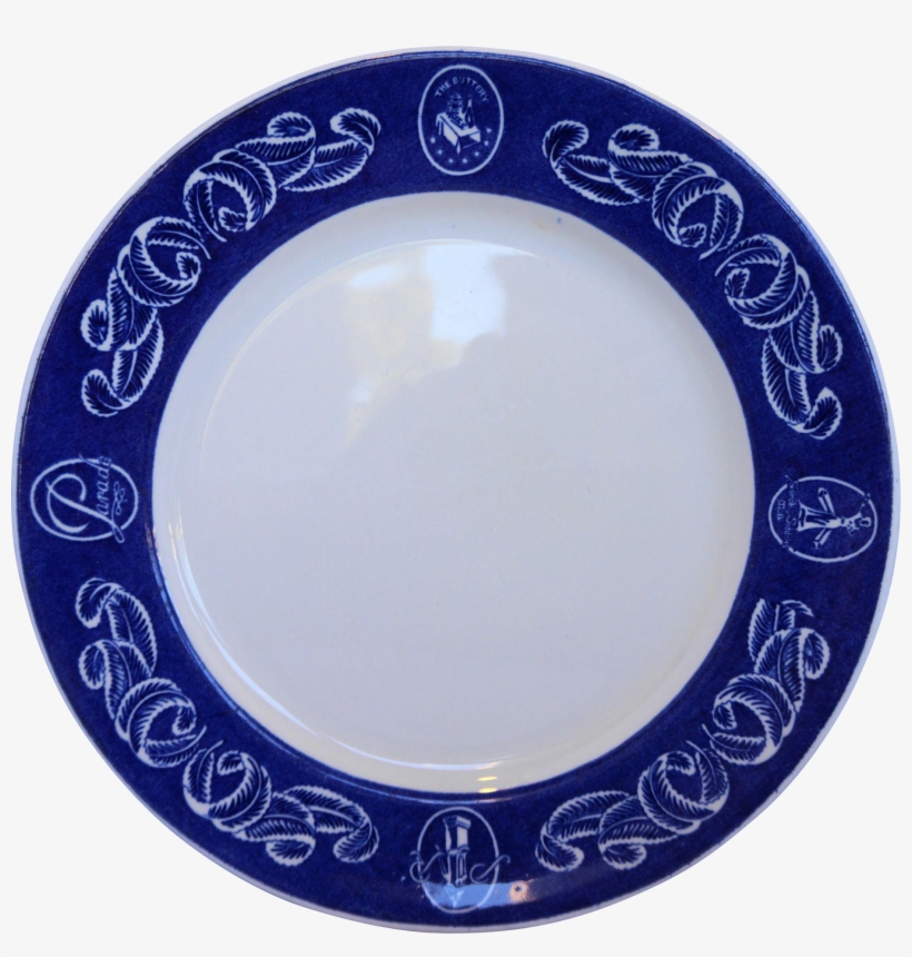 Grindley Ambassador Hotel Chicago Dinner Plate Blue - Pump Room, transparent png