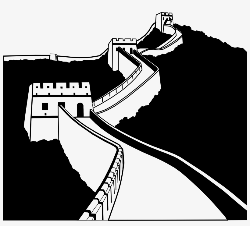 Transparent Library Big Image Png - Great Wall Of China Clipart, transparent png