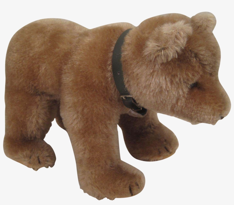 Steiff's Medium Mohair Standing Bear Cub Found At Www - Animal Figure, transparent png