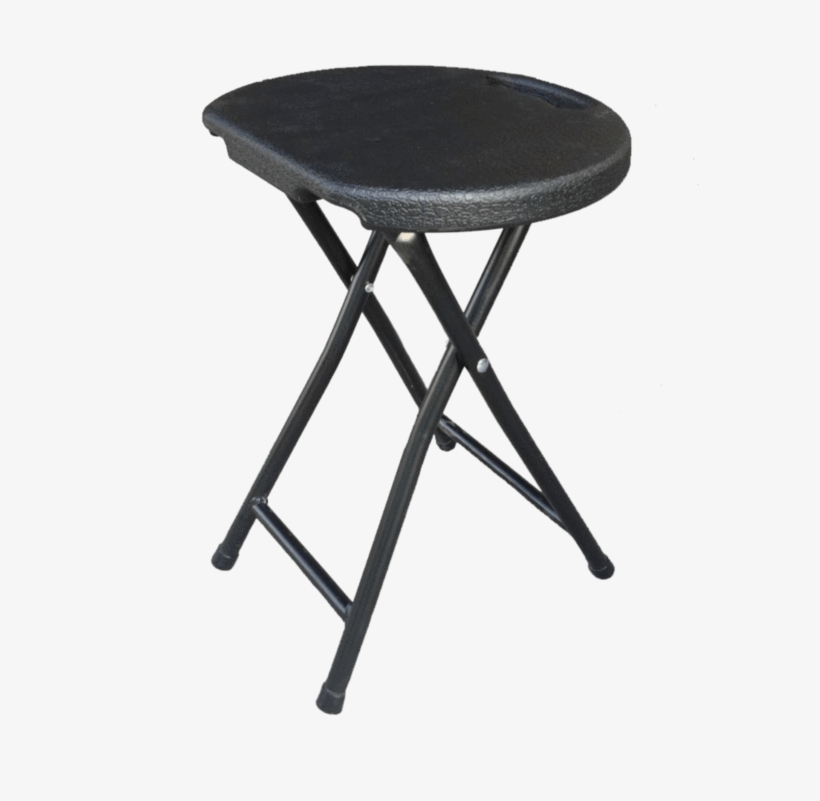 Black Super Sturdy Folding Stool - Stołek Kuchenny, transparent png