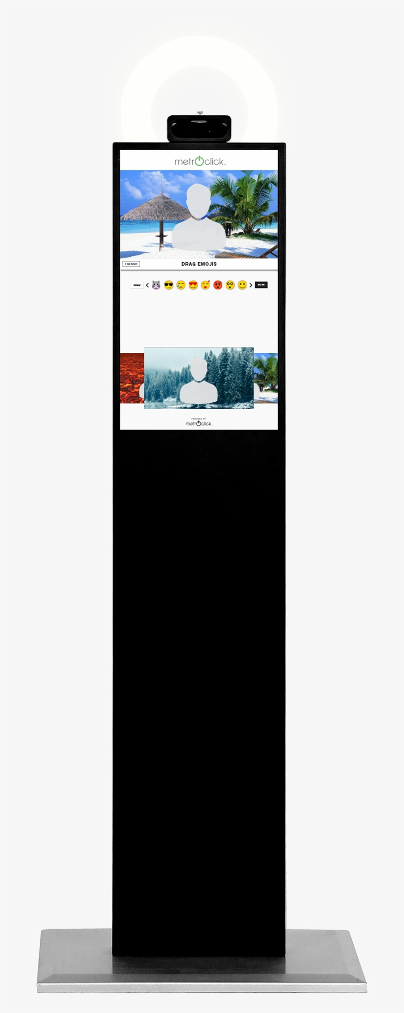 21 Greenscreen Lightring - Tropical Beach, transparent png