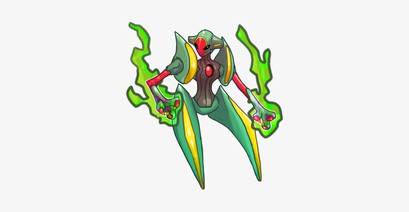 Deoxys's Rayquaza Form Fanart By El Dark Core - Dark Deoxys, transparent png