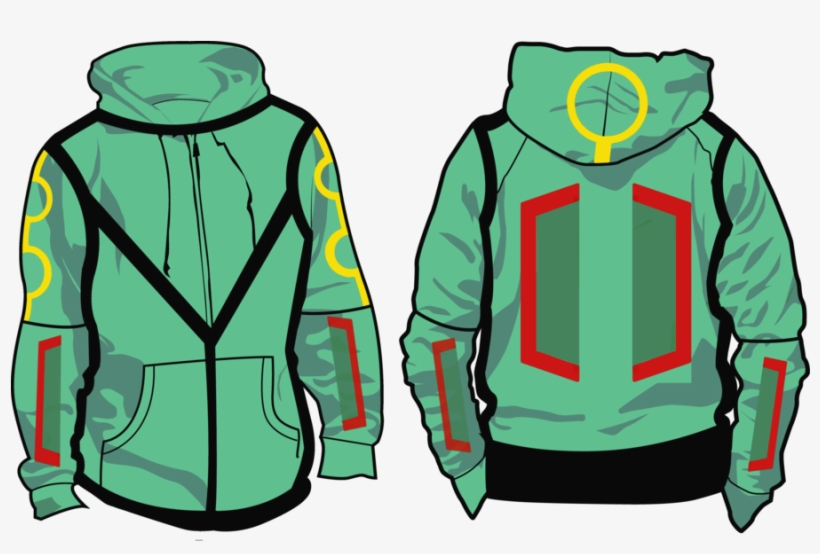 Rayquaza Hoodie Wip By Starlegend - Rayquaza Hoodie, transparent png