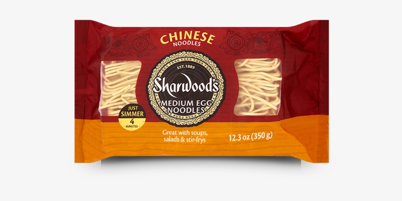 Medium Egg Noodles - Sharwood's Indian Puppodums - 4 Oz Box, transparent png
