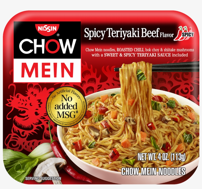 70662 08720 Chow Mein Spicy Teriyaki Beef - Chow Mein, transparent png