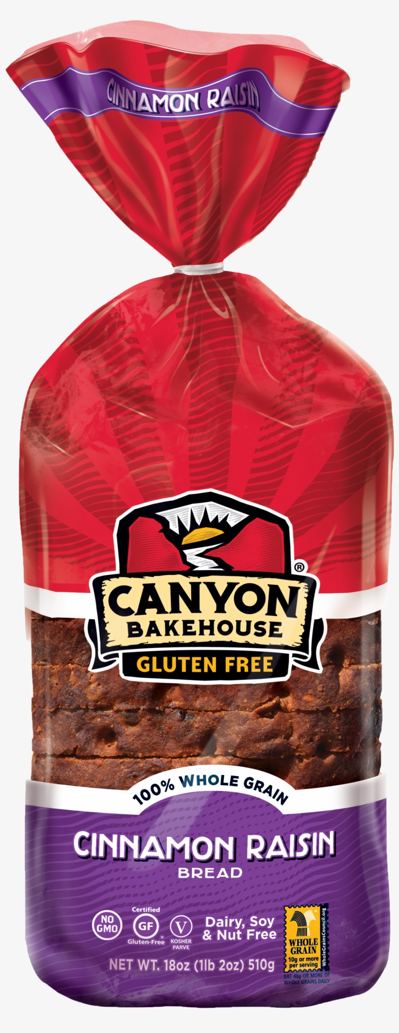 Canyon Bakehouse Cinnamon Raisin Bread - Gluten Free Bread Mountain White, transparent png