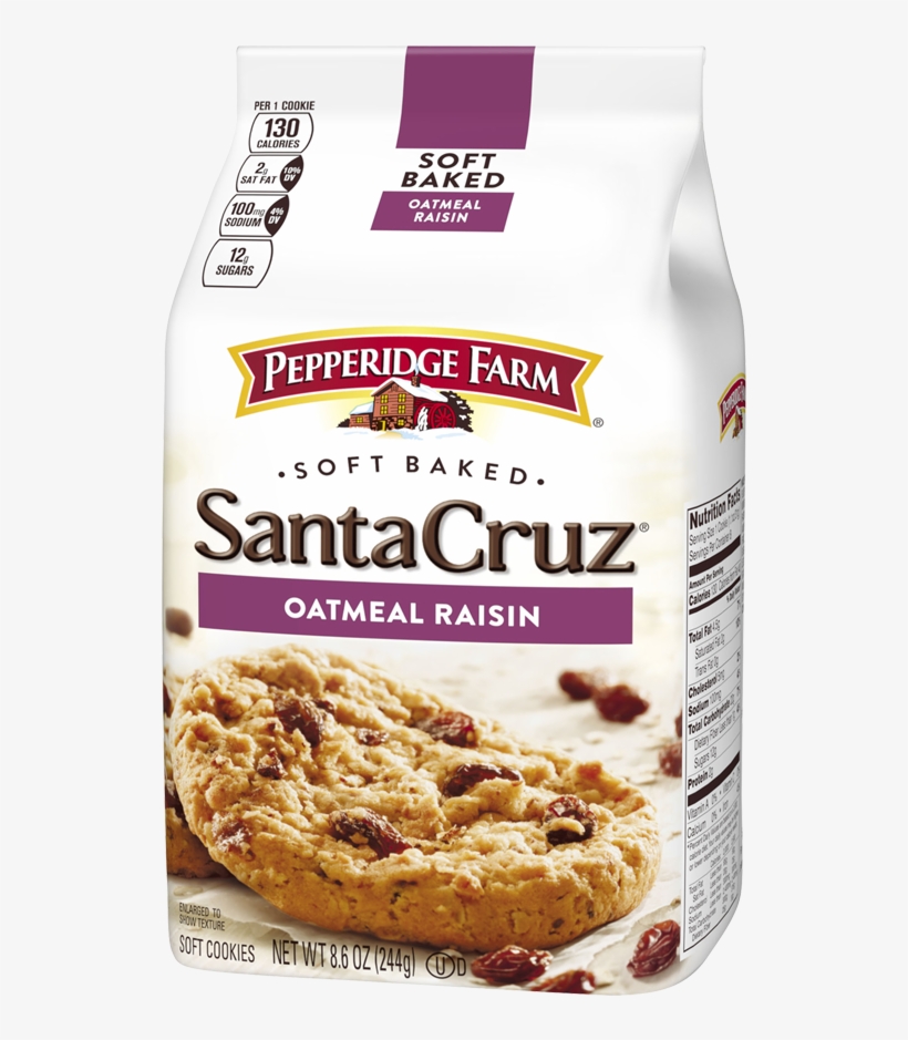 Pepperidge Farm Oatmeal Raisin Cookies, transparent png