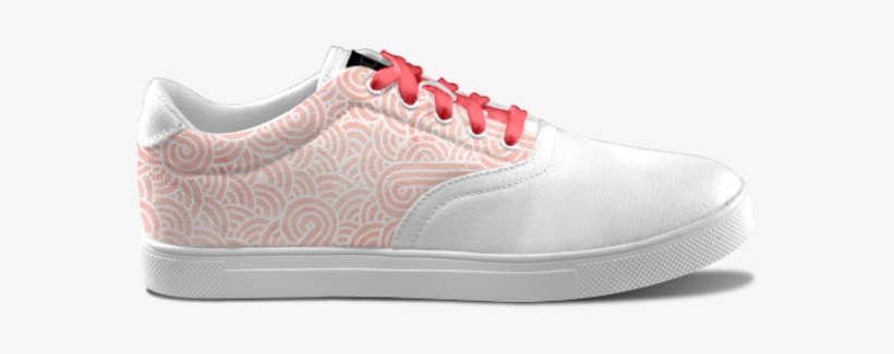Rose Quartz And White Swirls Zentangle - Skate Shoe, transparent png
