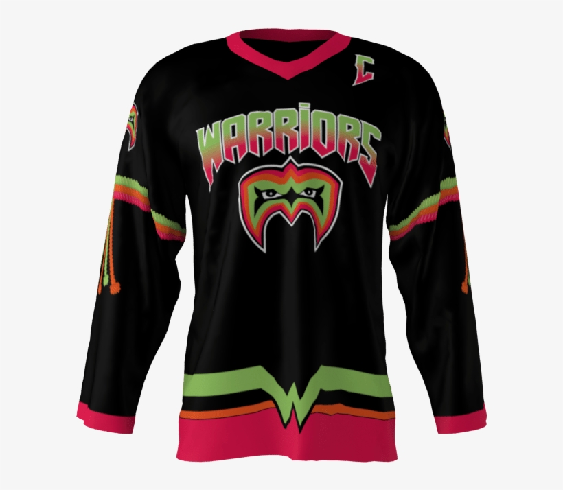 Custom Sublimated Hockey - Warrior Hockey Jersey, transparent png