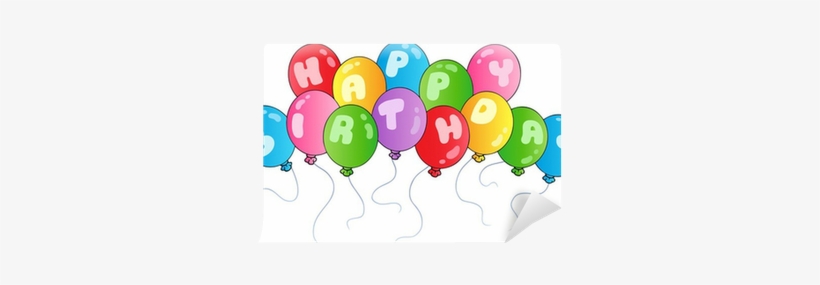 Happy Birthday Balloon Cartoon, transparent png