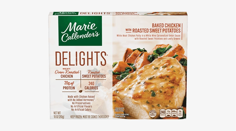Baked Country Chicken With Roasted Sweet Potato - Marie Callender Delights, transparent png
