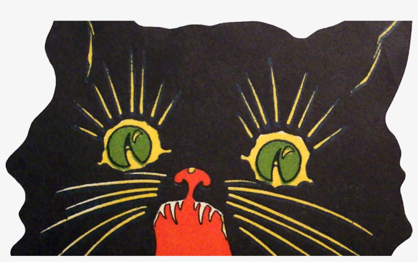 Buyenlarge 'black Cat' Painting Print, transparent png