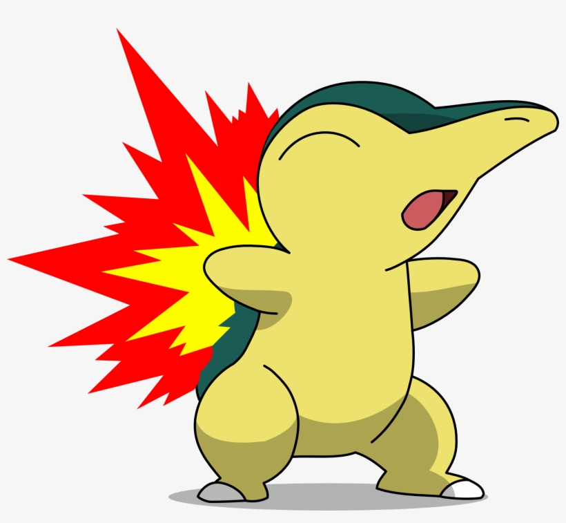 Cyndaquil By Mighty355-d7eovjd - Pokemon Cyndaquil, transparent png